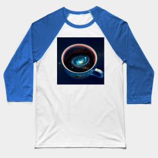 Cosmic Coffee Cup Baseball T-Shirt